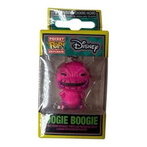 Funko! Nightmare Before Christmas:Oogie Boogie Blacklight Pocket Pop Keychain.